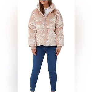 NWT - Kendall Vegan Down Short Winter Jacket - Shadow
